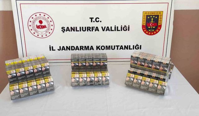Şanlıurfa’da kaçak sigara ele geçirildi