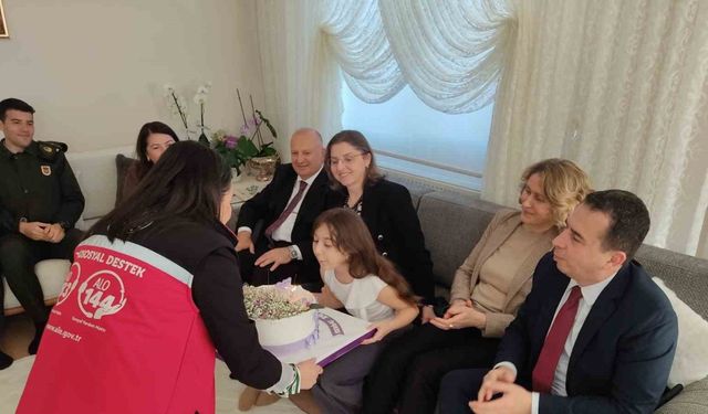 Şehit Astsubay Nejdet Aydoğdu’nun kızına doğum günü sürprizi