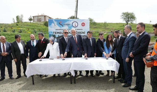 Simav’da Üniversite Yerleşkesine yapılacak cami ve Gençlik Merkezinin temeli atıldı
