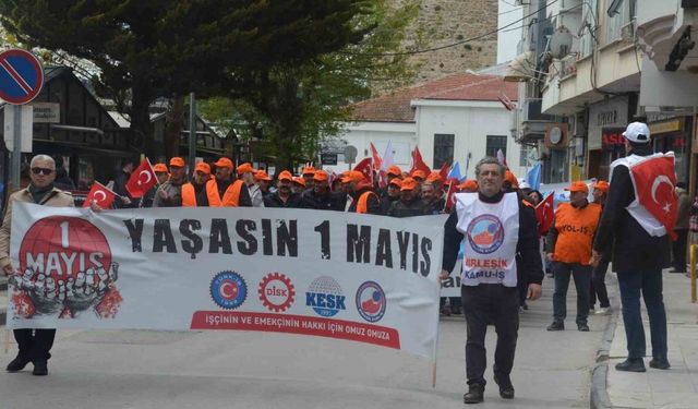 Sinop’ta 1 Mayıs kutlamaları