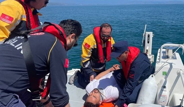 Sinop’ta denizde tatbikat