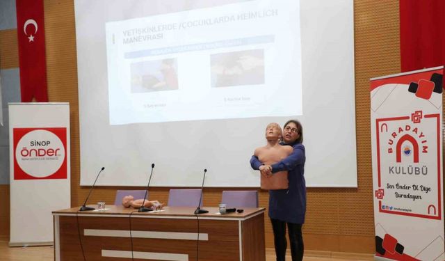 Sinop’ta hayat kurtaran konferans