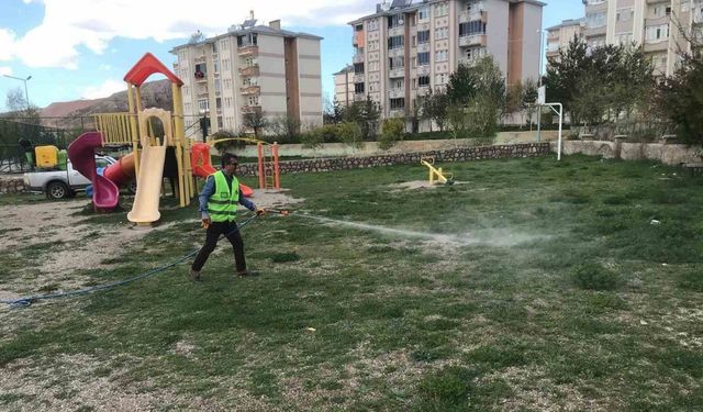 Sivrisinek ve haşerelere karşı ilaçlama yapıldı