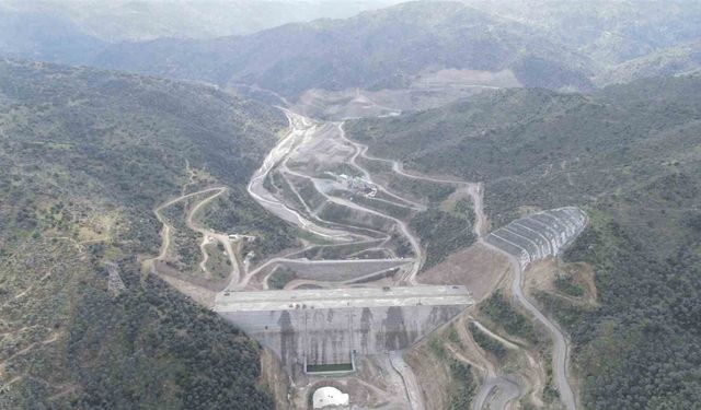 Söke Sarıçay Barajı’nda çalışmalar sürüyor