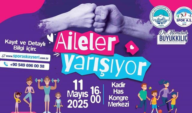 Spor A.Ş.’den aile yılında ailelere özel yarışma