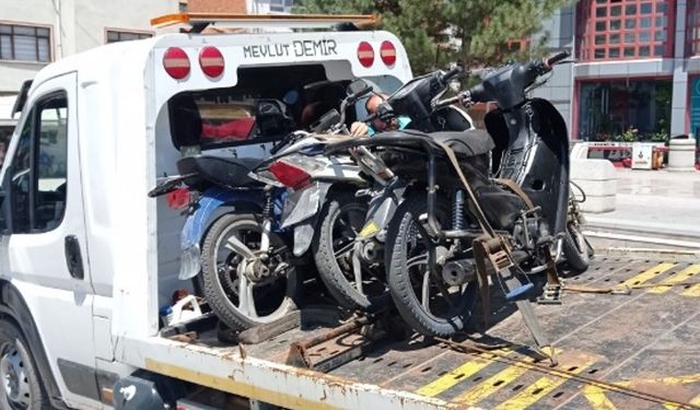 Tavşanlı’da gece gündüz motosiklet takibi