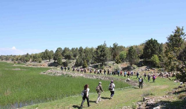 Üniversite öğrencileri, Beyşehir’in botanik hazinelerini keşfetti