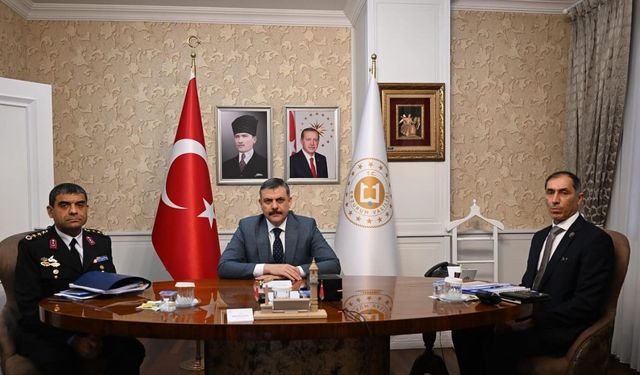 VKS ile toplantıya katıldılar