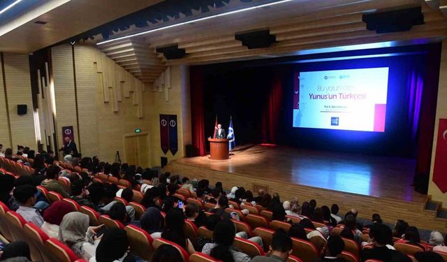 Yunus Emre Haftası etkinlikler "Bu Yolun Ötesi, Yunus’un Türkçesi" konferansı ile başladı