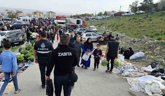 Zabıtadan Bitpazarı’na sıkı denetim