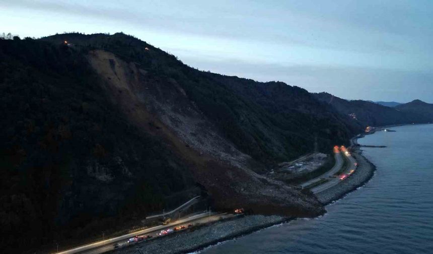 Karadeniz Sahil Yolu’nda heyelan tehlikesi artıyor