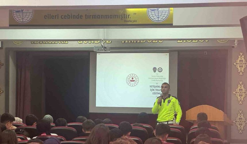 Karapınar’da öğrencilere trafik bilinci kazandırılıyor