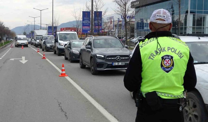 Ordu’da bir haftada 21 binden fazla araç ve sürücüsü denetlendi