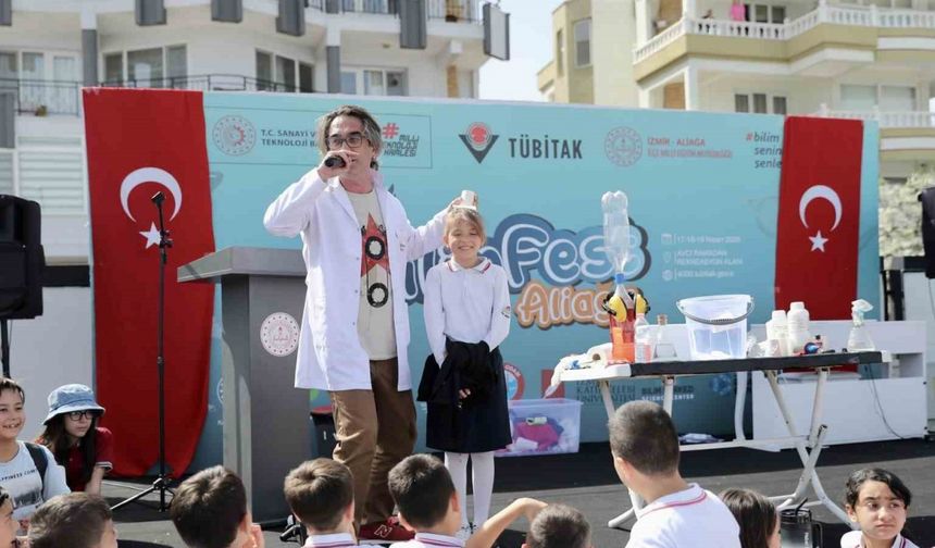Aliağa’da Bilimfest heyecanı başladı