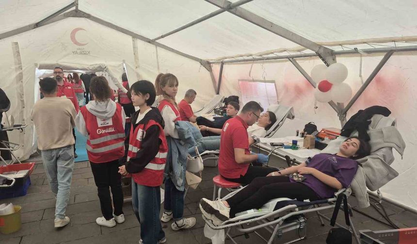 Bartın’da 8 saatte 174 kişi kan bağışında bulundu