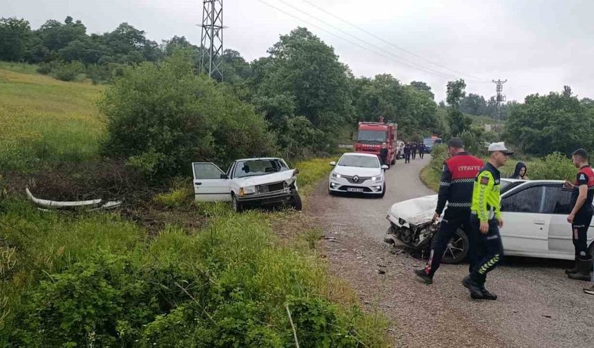 Çan’da trafik kazası: 2 yaralı