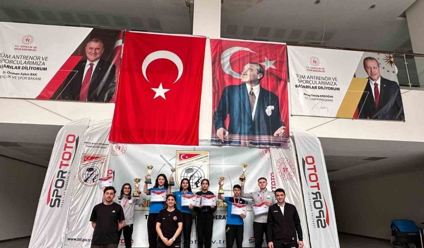 Erzincanlı atıcılardan 5 madalya