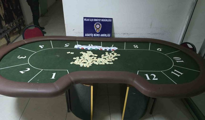 Milas’ta kahvehaneye kumar baskını