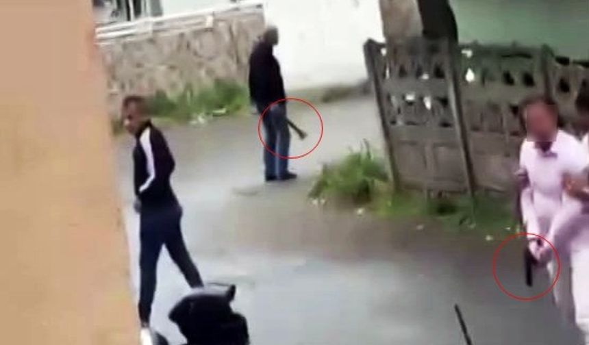 Tartıştığı emekli polisin kapısına balyoz ile dayanınca olanlar oldu