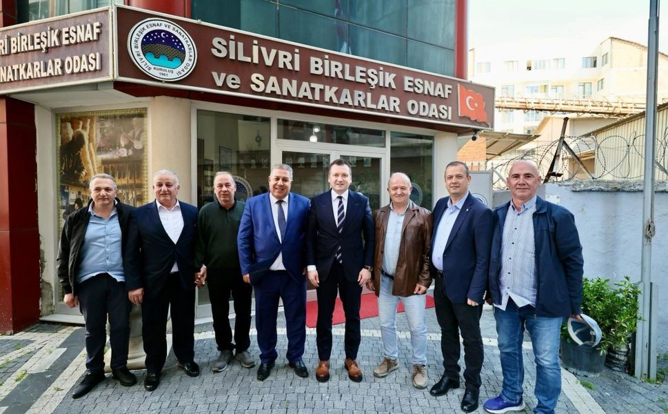 Başkan Balcıoğlu, Silivri Birleşik Esnaf ve Sanatkarlar Odası’nı ziyaret etti