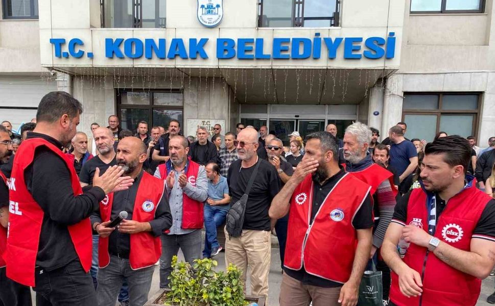 Konak Belediyesi işçilerinin maaş krizi devam ediyor