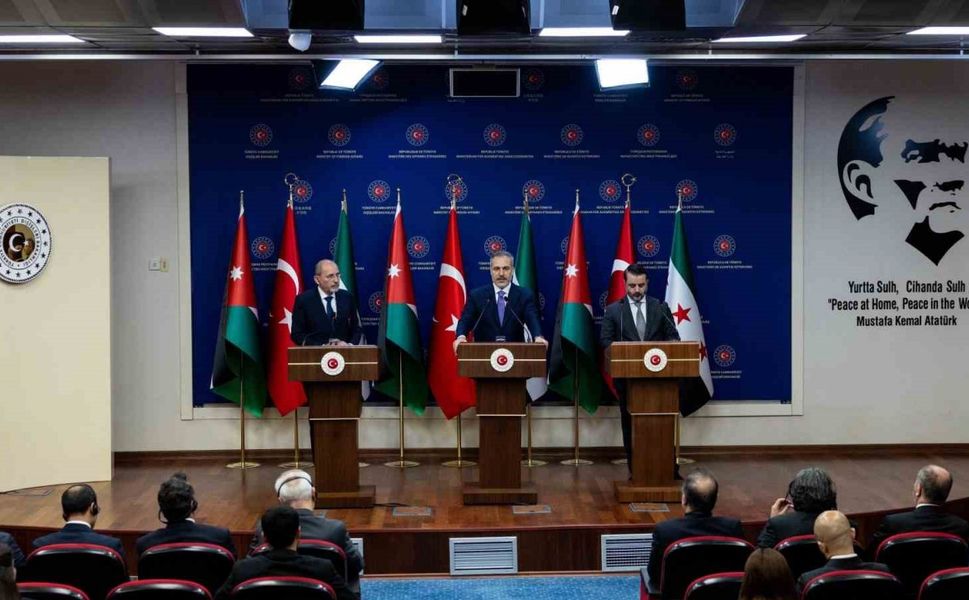 Dışişleri Bakanı Fidan, Ürdünlü ve Suriyeli mevkiidaşları ile ortak basın toplantısında konuştu